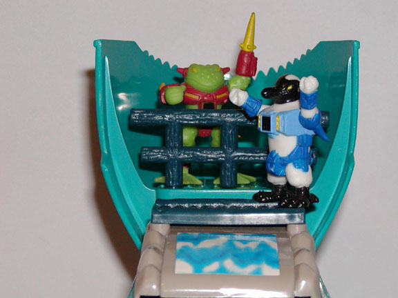 Details about   1987 Battle Beasts Shocking Shark GUN STAND blue cannon weapon accessory part