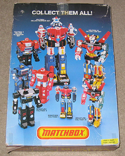 voltron toys 1980s